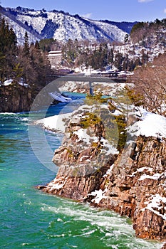 Shogawa River at Gassho-zukuri Village Shirakawago