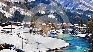 Shogawa River at Ogimachi Village