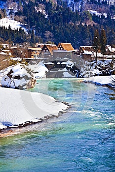 Shogawa River at Ogimachi Village