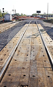 Shoo fly rail detour for the Waverley Street Underpass