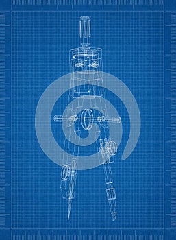 Drawing Compass Architect blueprint