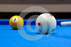 Shooting a billiard ball