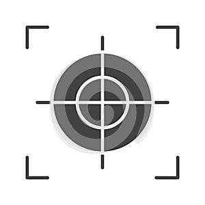 Shooting icon vector image.