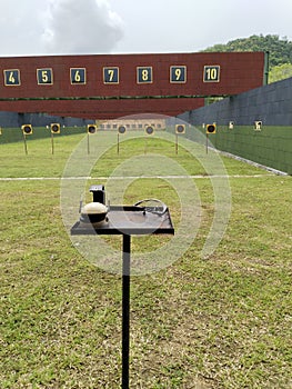 shooting parameter pistol range field