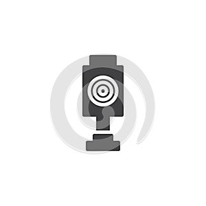 Shooting target icon vector