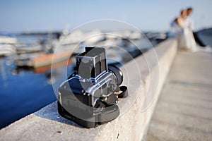 Shooting a wedding with an oldschool camera