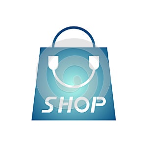 Shop bag icon