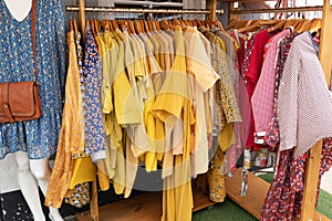 Shop clothes for sales at market