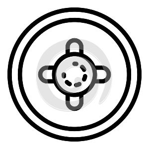 Shop coffee capsule icon, outline style