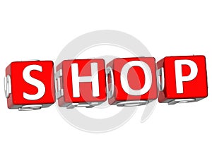 Shop Cube text