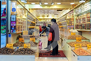 A shop on Des Voeux Road, Sheung Wan, Hong Kong.