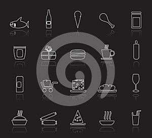 Shop and Foods Icons