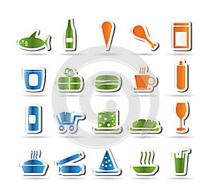 Shop and Foods Icons