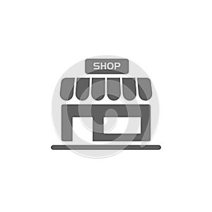 shop icon on buttons