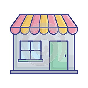 Shop location  Vector Icon which can easily modify or edit