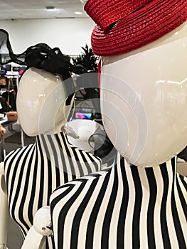 Shop Mannequins With Striped Tops