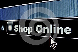 Shop Online Internet Concept