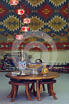 Shop of oriental carpets