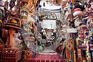 Shop of Persian carpets, Shiraz, Iran