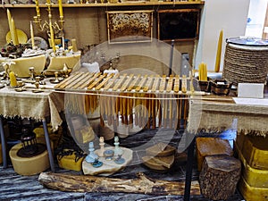 the shop selling handmade beeswax candles