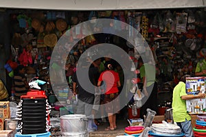 Shop Selling Various Kitchenware And Plastic Products