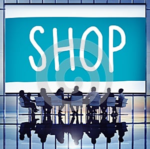 Shop Shopping Department Marketing Commerce Concept