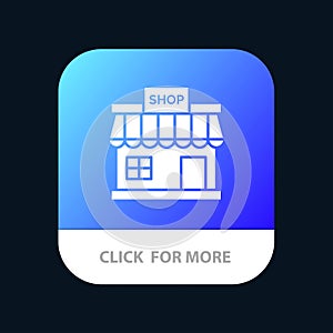 Shop, Store, Online, Store, Market Mobile App Icon Design