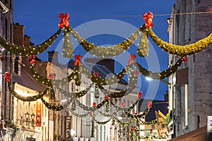 Shop street at night, Galway