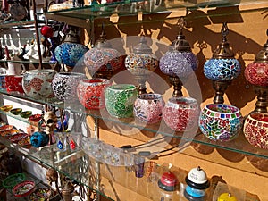 Shop with turkish souvenirs