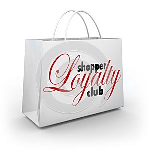 Shopper Loyalty Club Shopping Bag Promotion Rewards Program