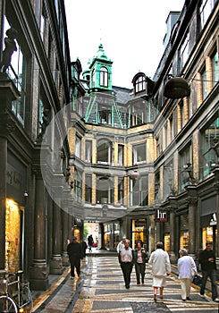 Shopping arcade in Copenhagen