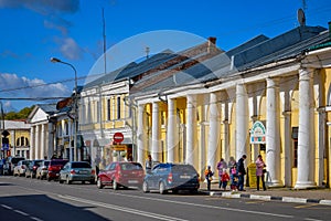 Shopping arcades in Rostov old town