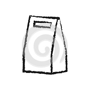 Shopping bag icon flat design best vector