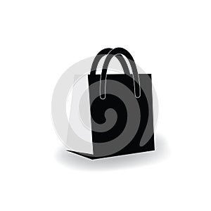 Shopping Bag Icon, Handbag Silhouette, Shoppingbag Sign, Tote Symbol, Shopper Pictogram, Woman Luggage