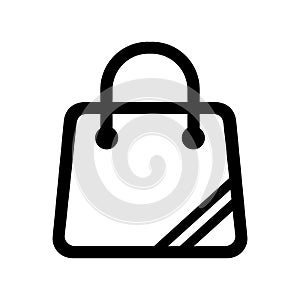 Shopping bag icon. Online shop or e-shop concept