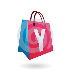 Shopping Bag Letter Y Logo