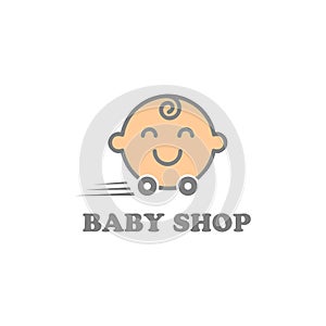 Shopping bag logo design vector. Online shops icon.