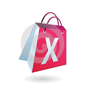 Shopping Bag Logo Letter X