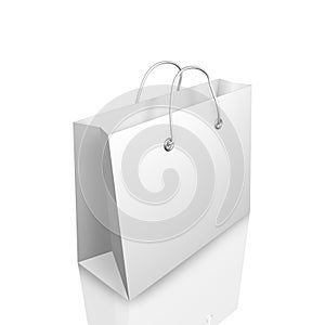 Shopping bag with mirror effect