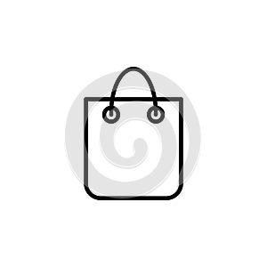 Shopping bag - vector line