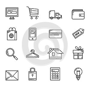 Shopping Basic Icons
