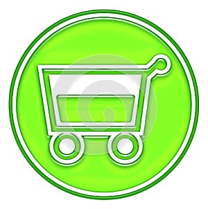 Shopping basket, cart button