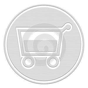 Shopping basket, cart button