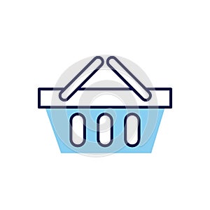 Shopping Basket related vector icon