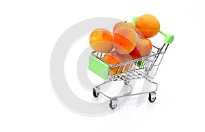 Shopping Cart With Apricots