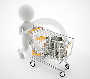 shopping cart concept