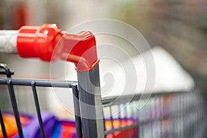 Shopping cart with goods