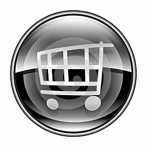shopping cart icon black