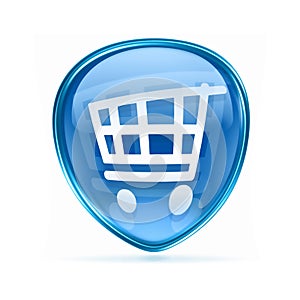 shopping cart icon blue.