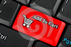 Shopping cart icon button